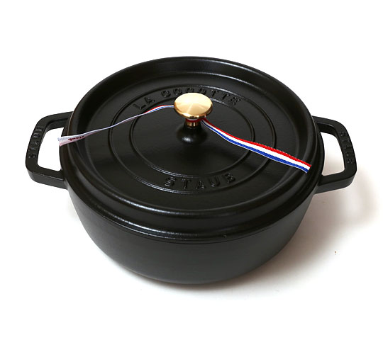 ストウブ staub シャローココット ラウンド リネン 26 コストコ 調理