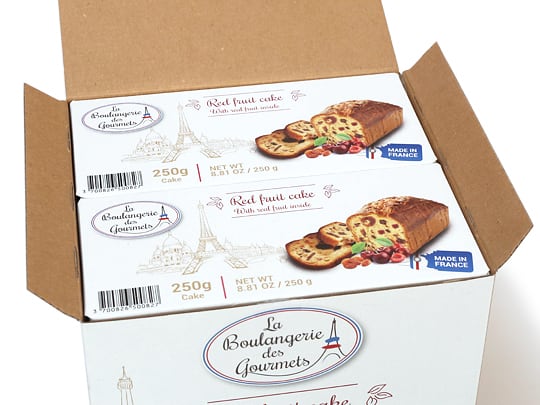 La Boulamgerie des Gourmets レッドフルーツケーキ 250g×4本　箱開封