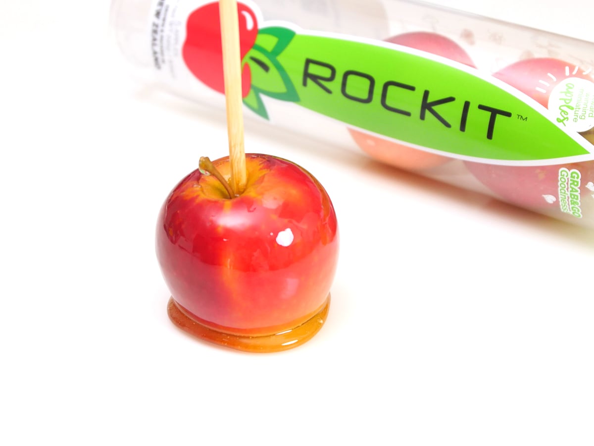 レンジで簡単！りんご飴の作り方（ロキットアップルでめっちゃ可愛いリンゴ飴を作ったよ！）