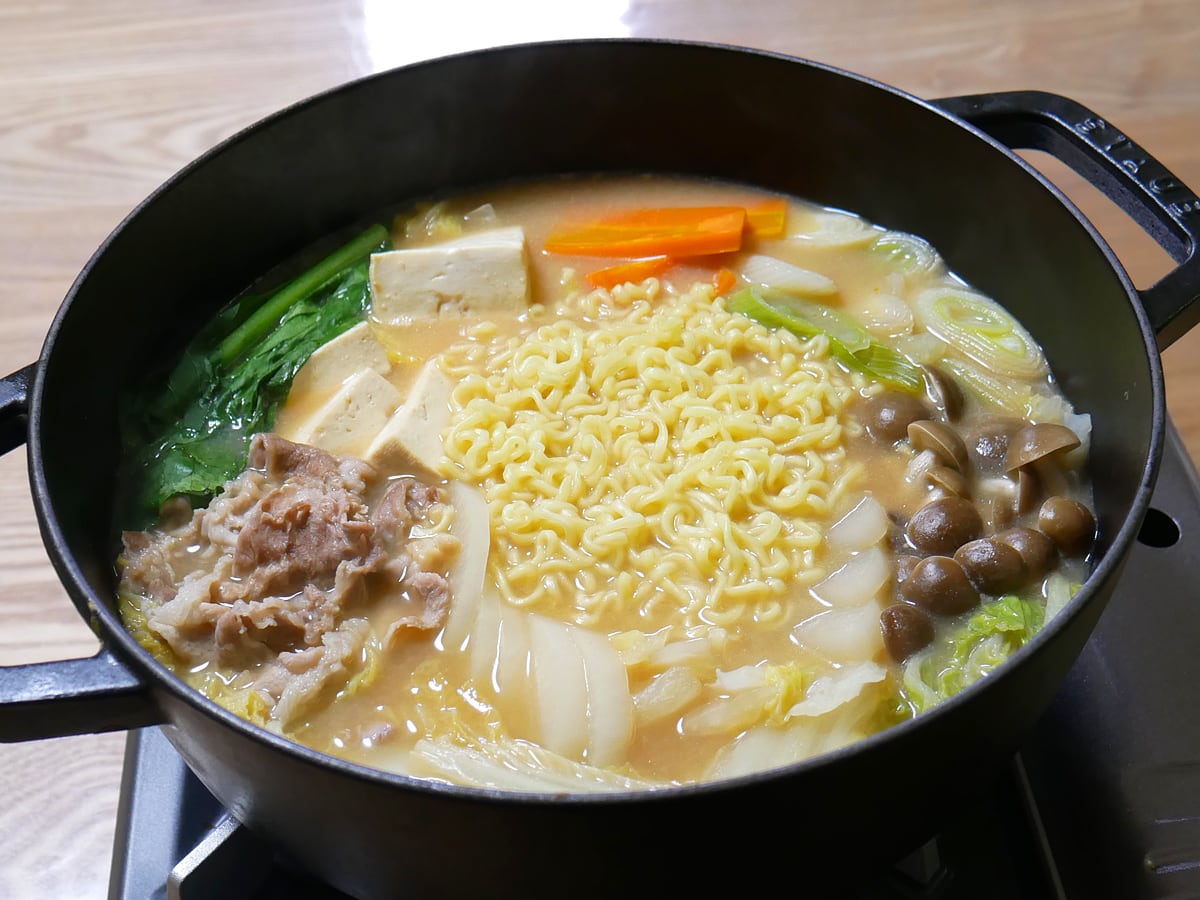 オットギ　サリ麺　使用例：鍋