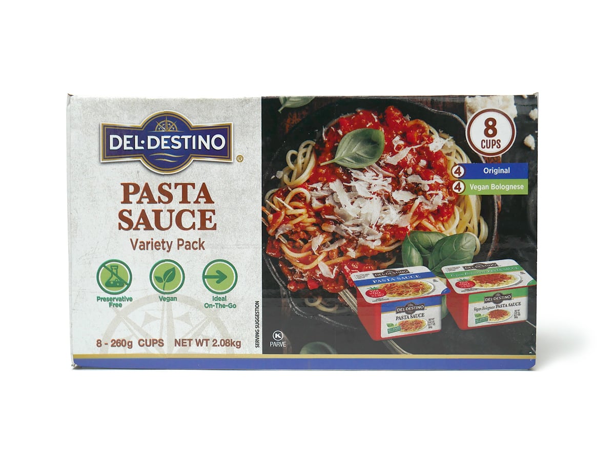 デルディスティーノ　トマトパスタソースバラエティパック　260g×8個　外箱