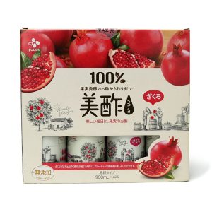 CJFoods 美酢（ミチョ）ざくろ 900ml×4本 | コストコ通 コストコ