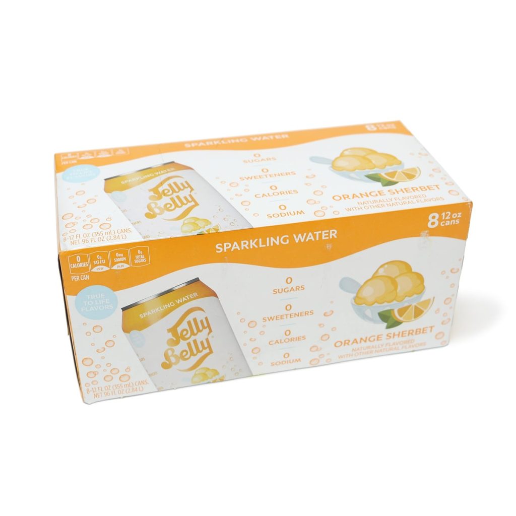 JELLY BELLY オレンジシャーベットスパークリングウォーター 355ml×8本 コストコ通 コストコおすすめ商品の紹介ブログ