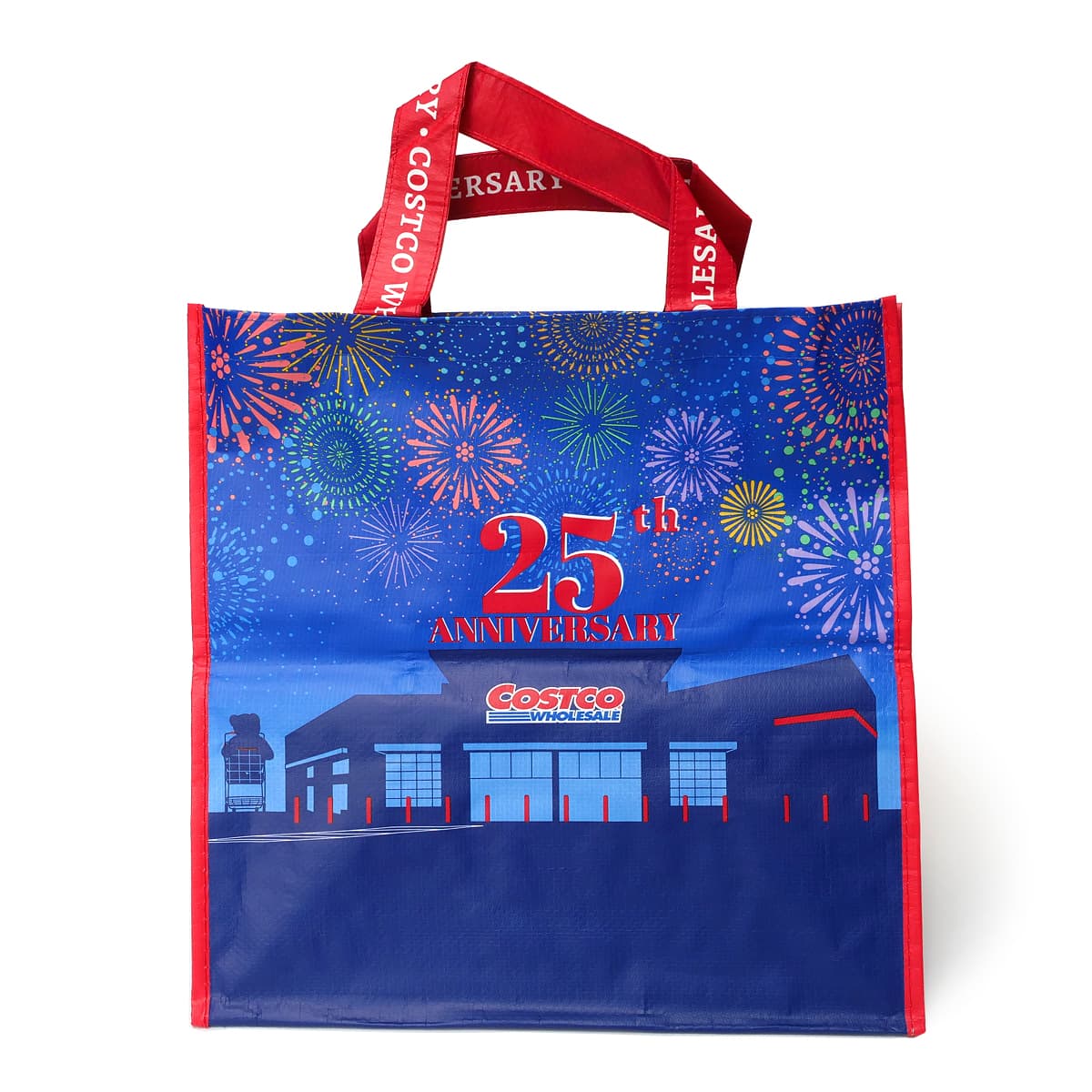 コストコ　オリジナルショッピングバッグ　25周年記念デザイン　Sサイズ