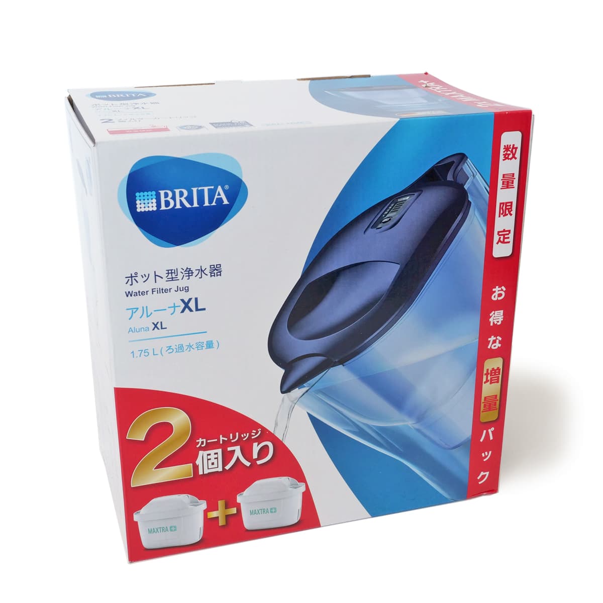  BRITA ポット型浄水器 アルーナXL　パッケージ