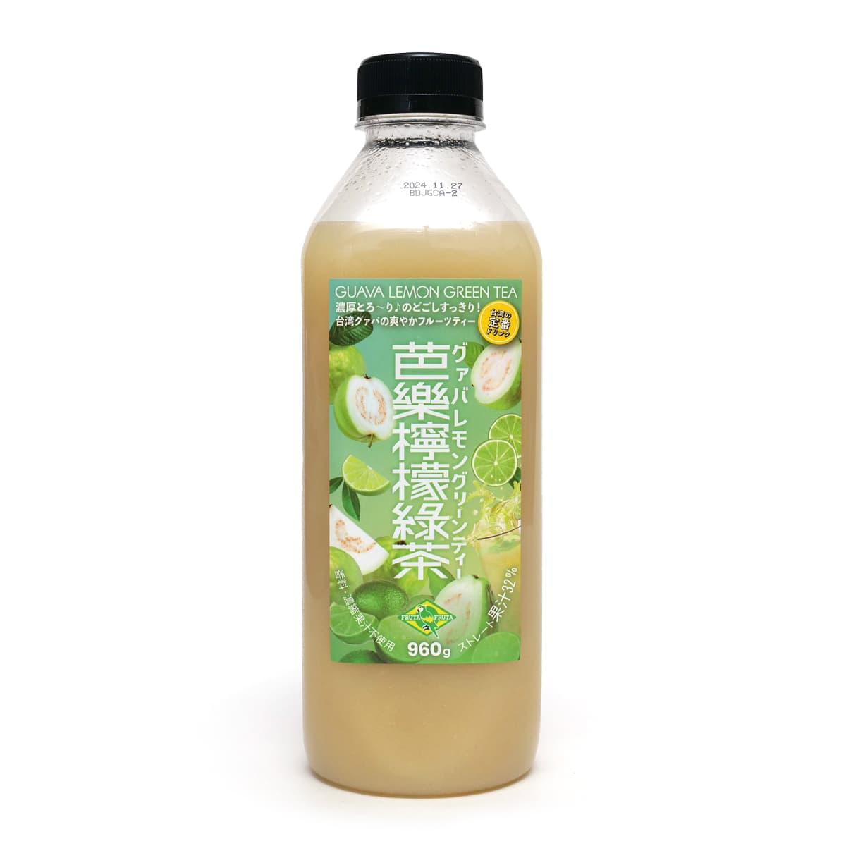 フルッタフルッタ　グァバレモングリーンティー（芭樂檸檬緑茶）960g　1本