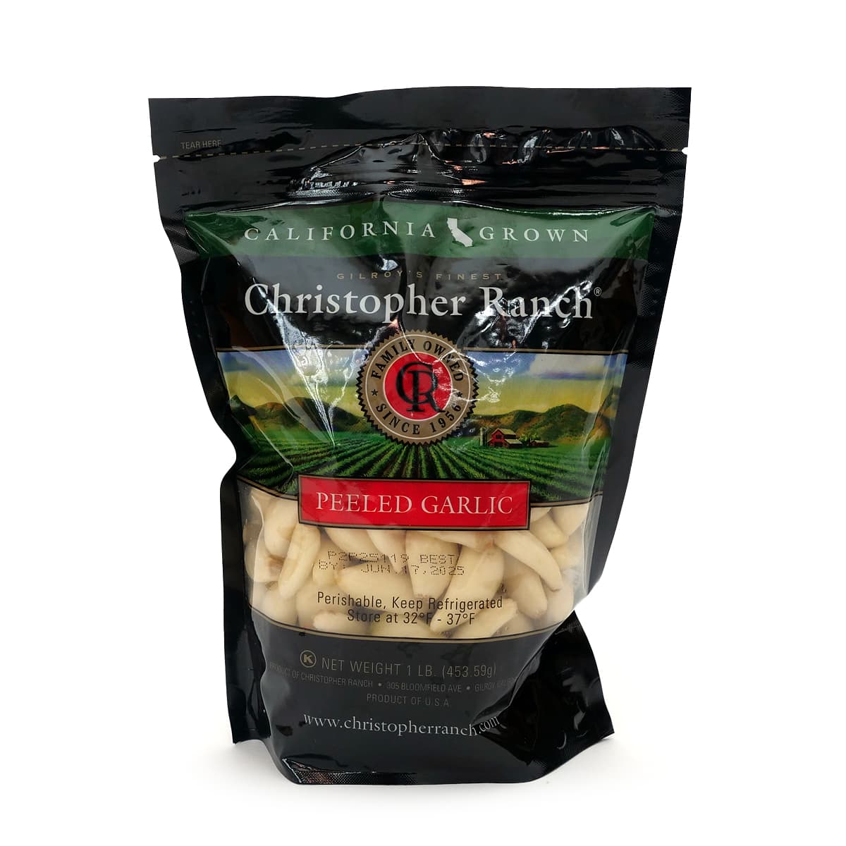 アメリカ産　むきにんにく　450g（ChristppherRanch PRLED GARLIC）