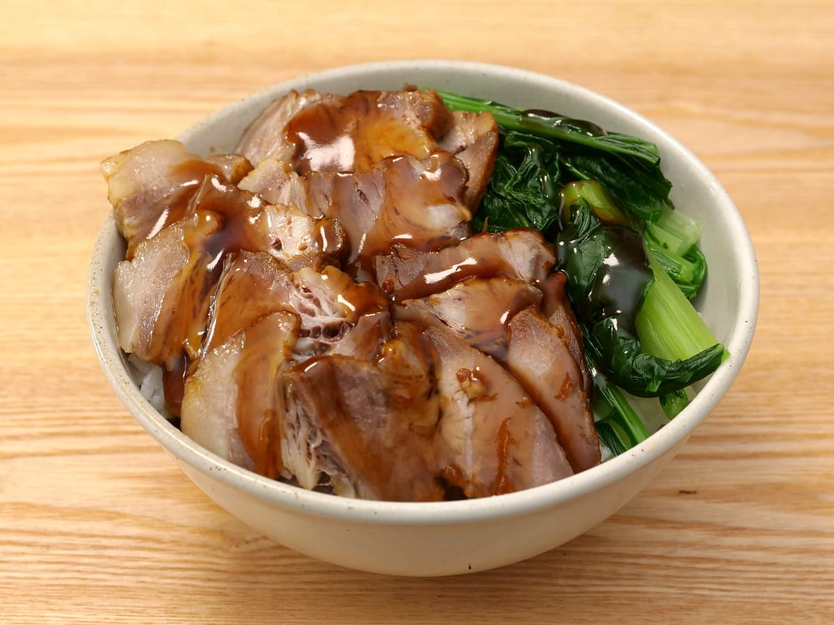 広東風チャーシュー　丼に