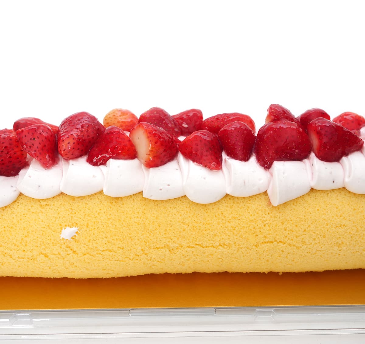 ストロベリーロールケーキ　開封