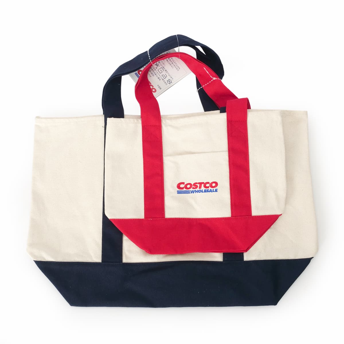 コストコキャンバストートバッグ　2個セット