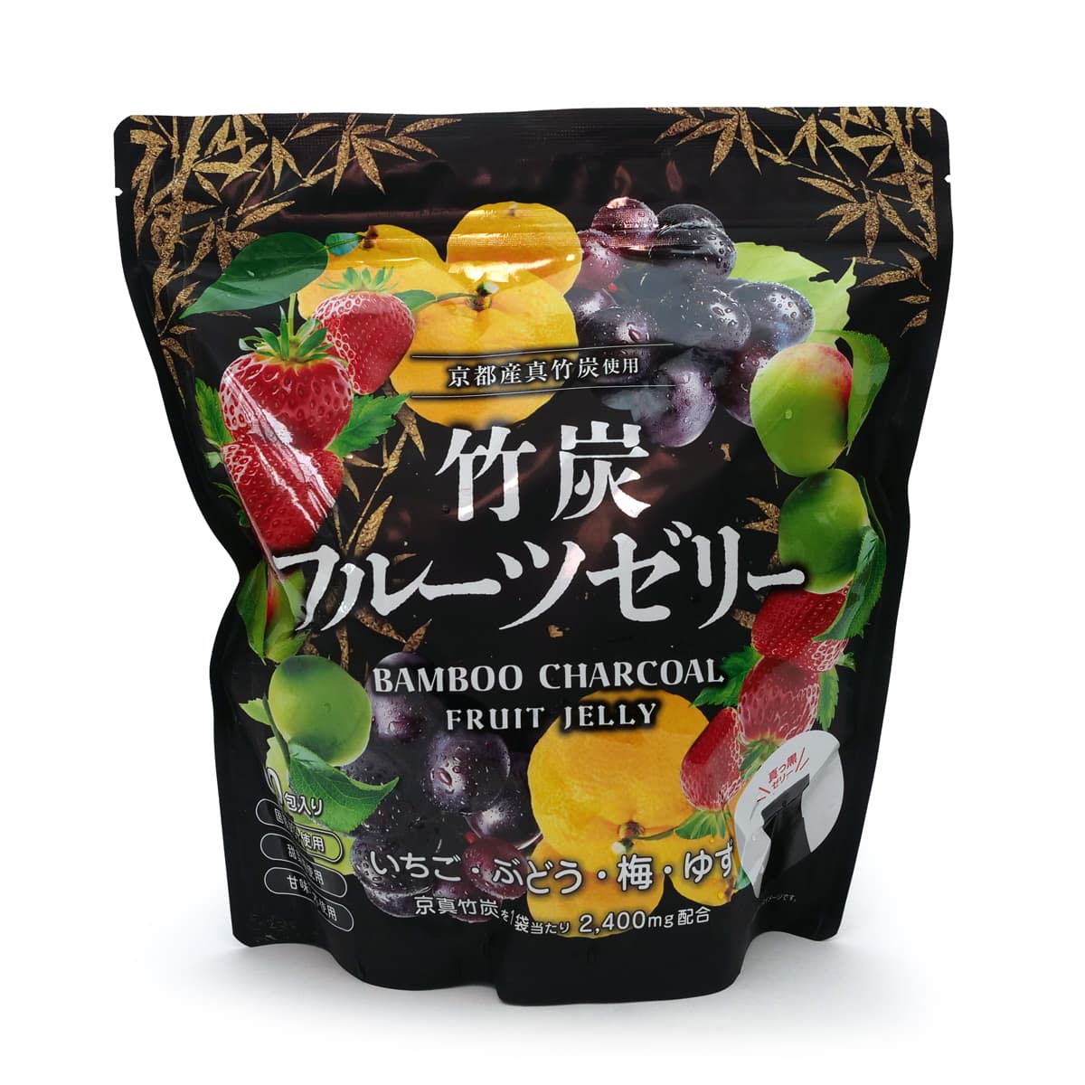 竹炭フルーツゼリー　4種類ミックス　60P