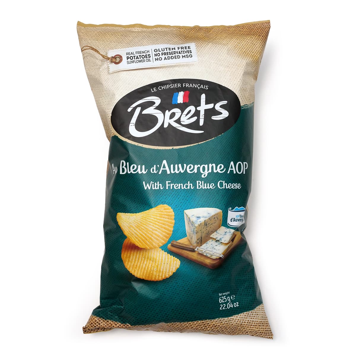 BRETS（ブレッツ）ポテトチップス　ブルーチーズ味　400g