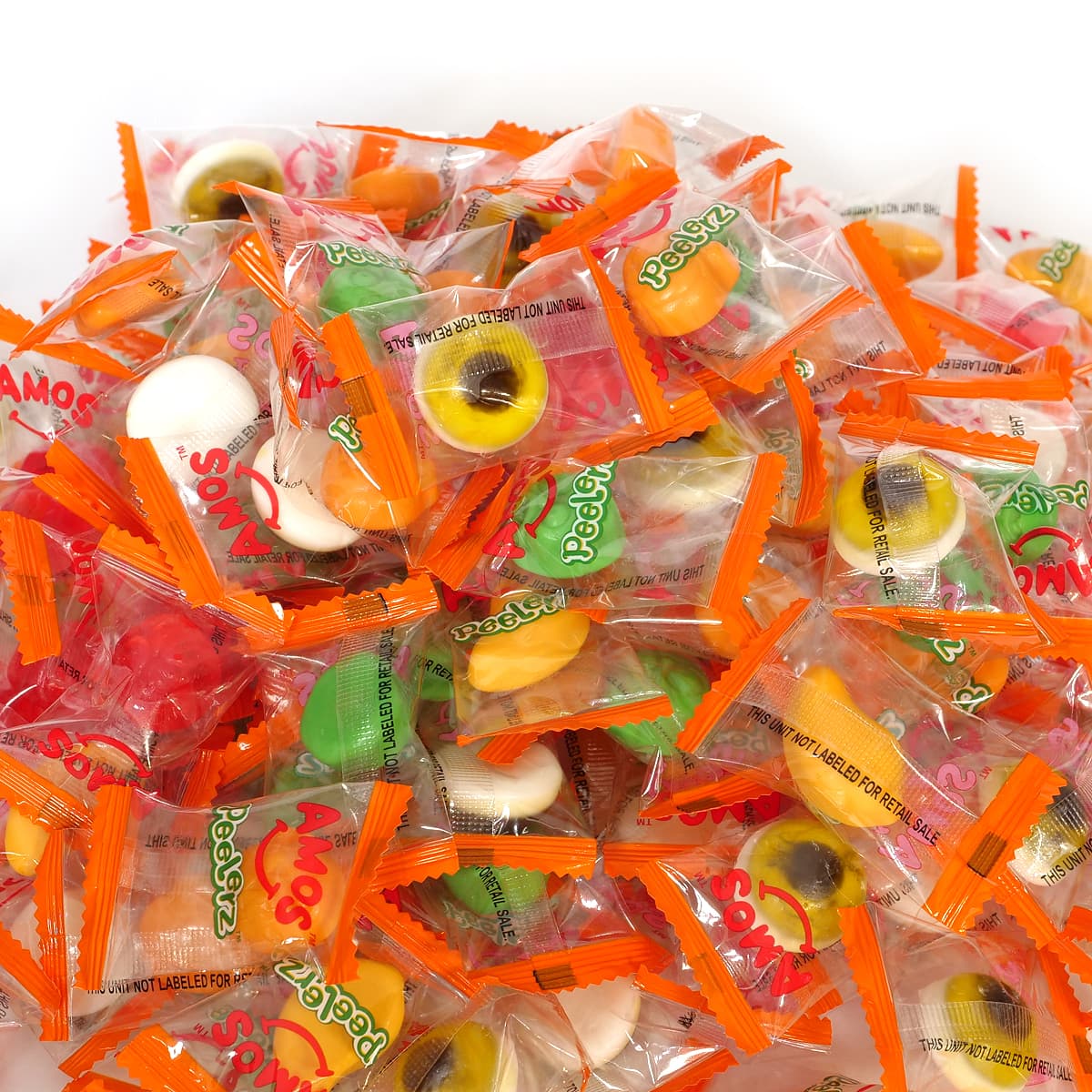 AMOS　ハロウィーンバケット　1kg　開封中身