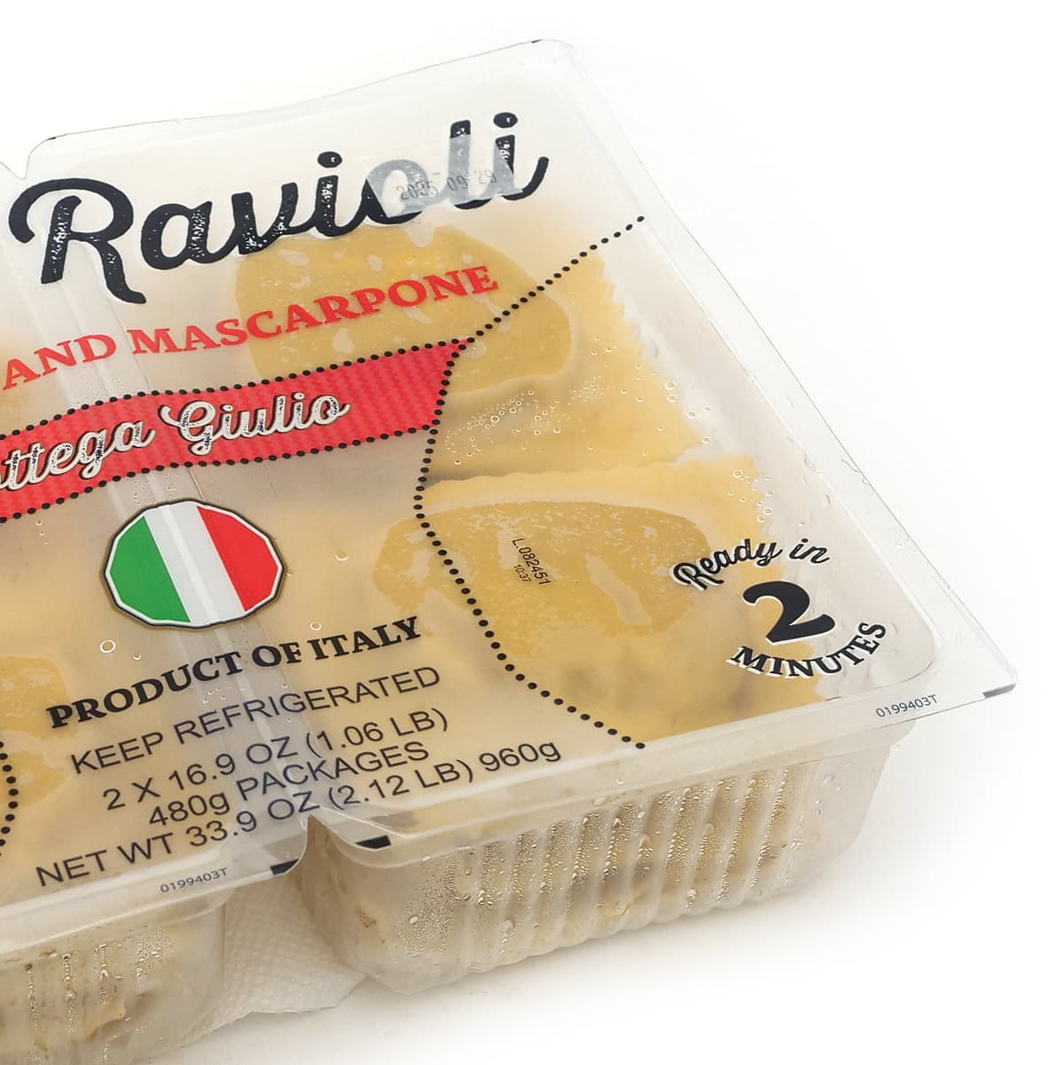 イタリア産　ジャイアントラビオリ　1ケース480g