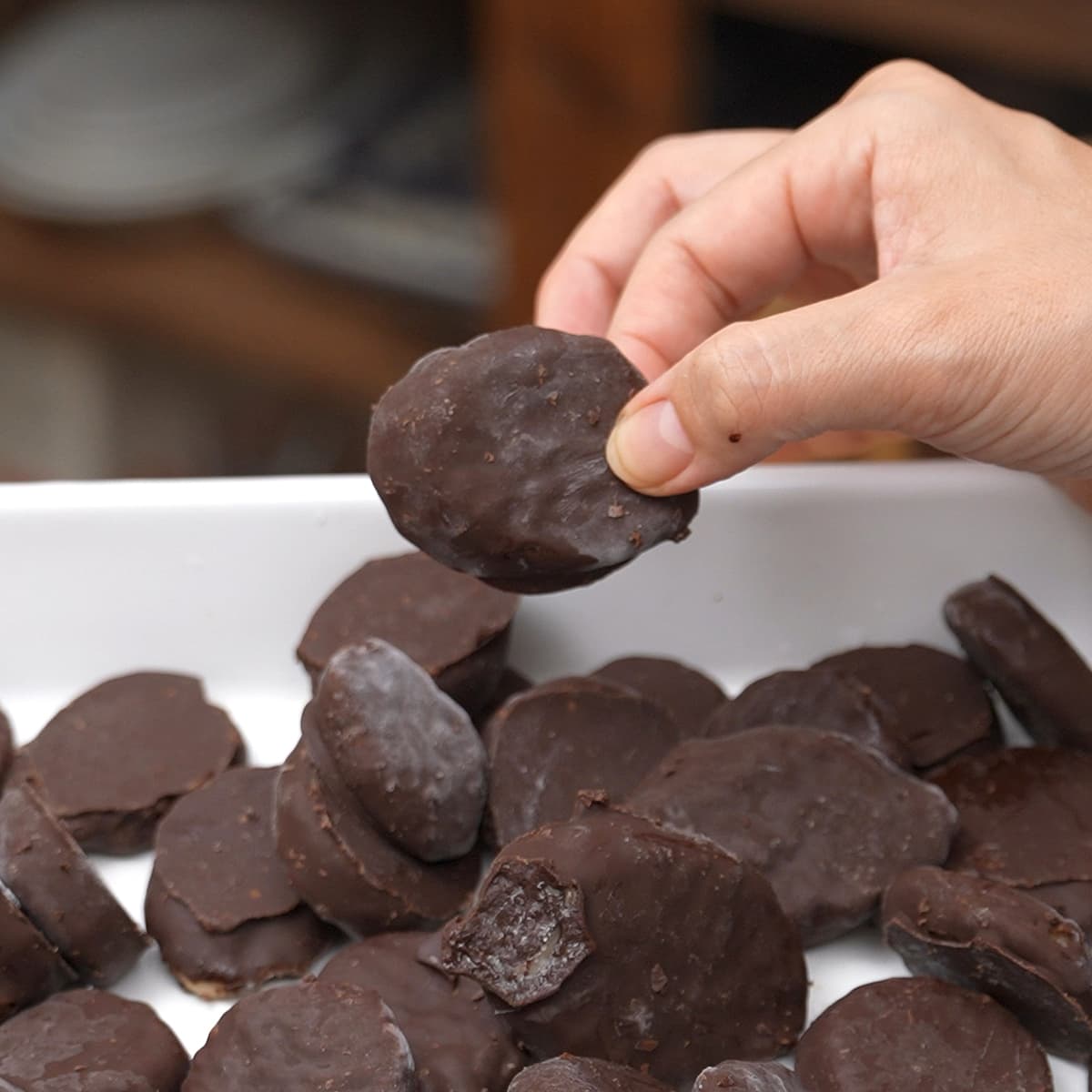 トロピカルマリア　フローズンチョコバナナ　開封中身