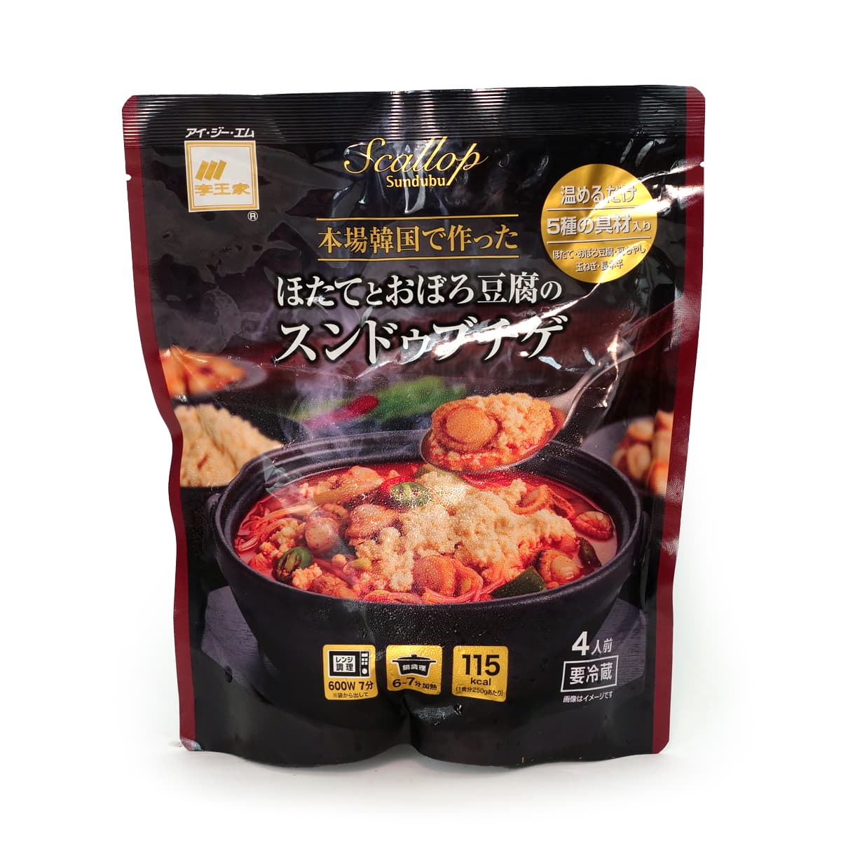 李王家　ほたてとおぼろ豆腐のスンドゥブチゲ　4人前