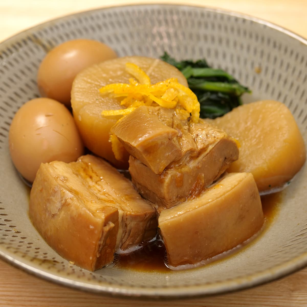 角煮大根 温めた