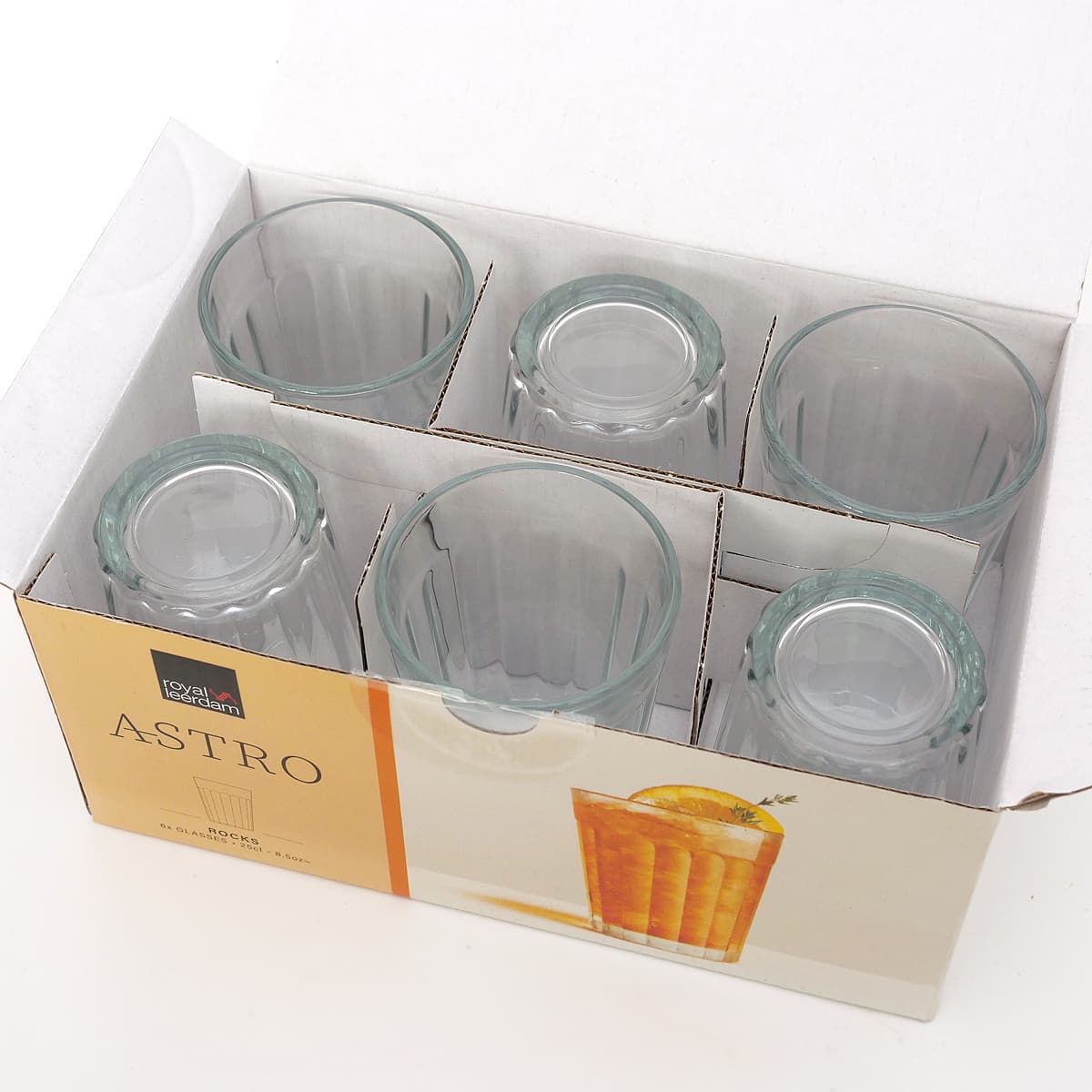 アストロ　ロックス（タンブラー）250ml　6個セット　開封