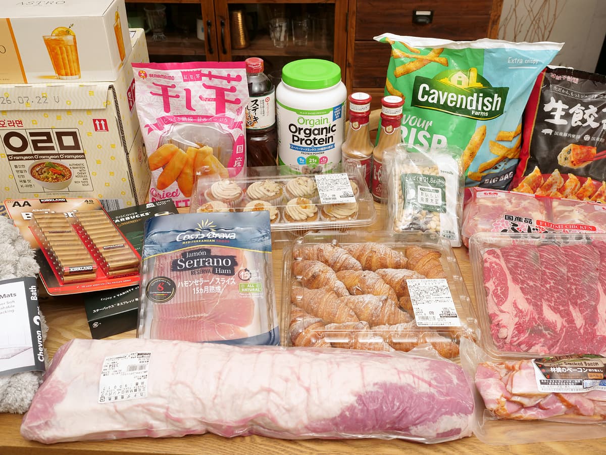 コス子のコストコ購入品11月1回目(商品数多すぎて入りきれんかった)