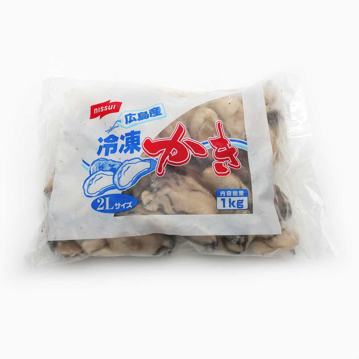 ニッスイ　広島産冷凍かき（2Lサイズ）　1kg