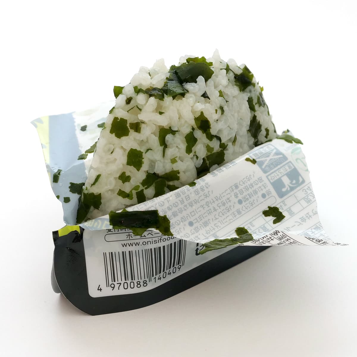 尾西のおいしい長期保存食 おにぎり 出来上がり