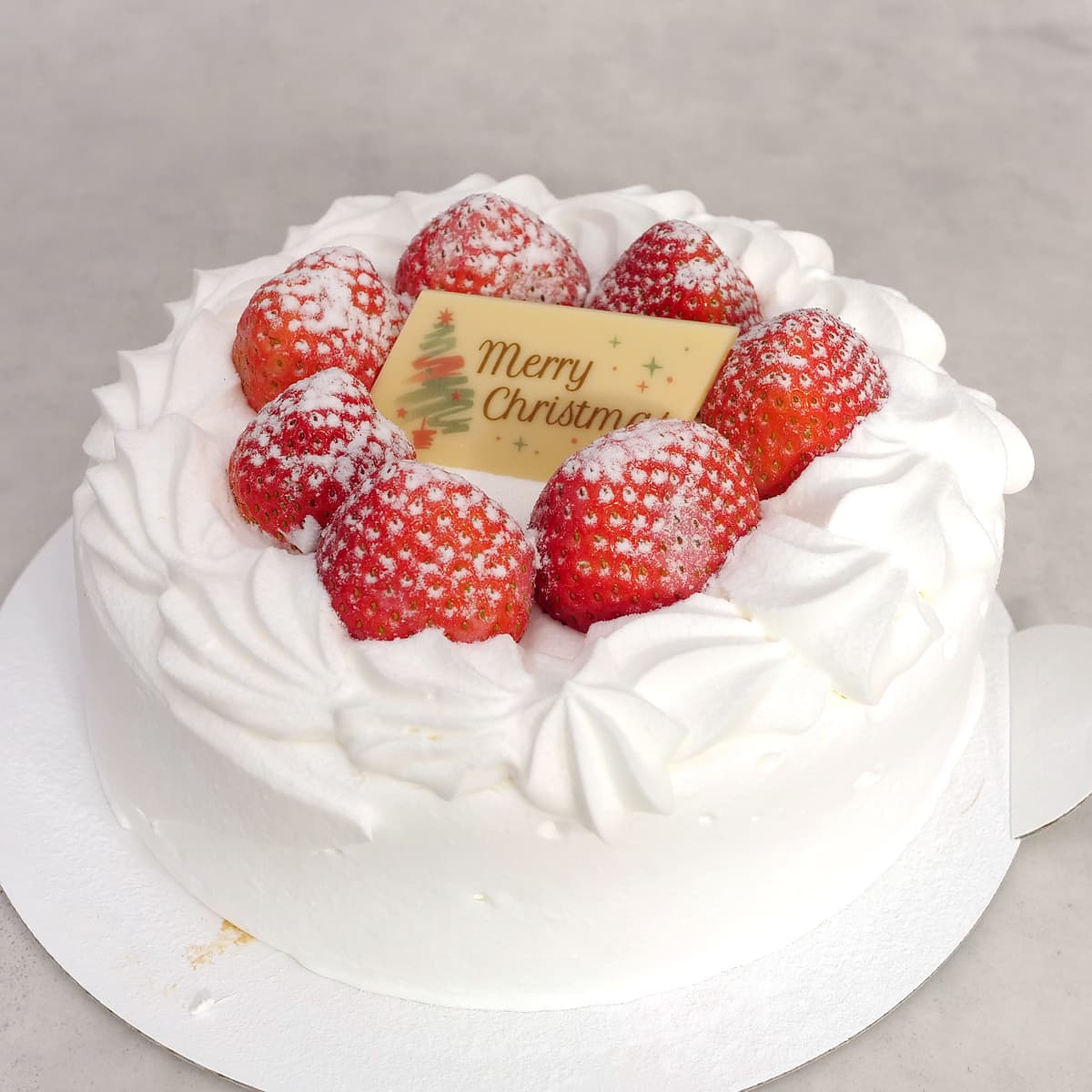 ホリデーストロベリーケーキ　6号　開封中身