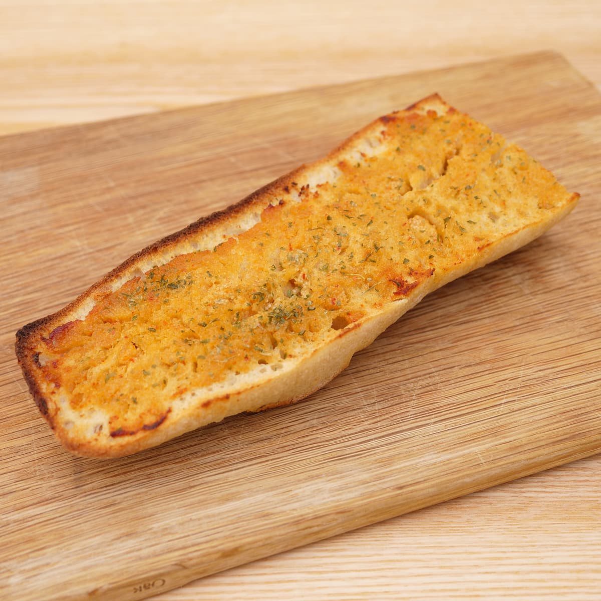 明太バゲット トースターで焼いた