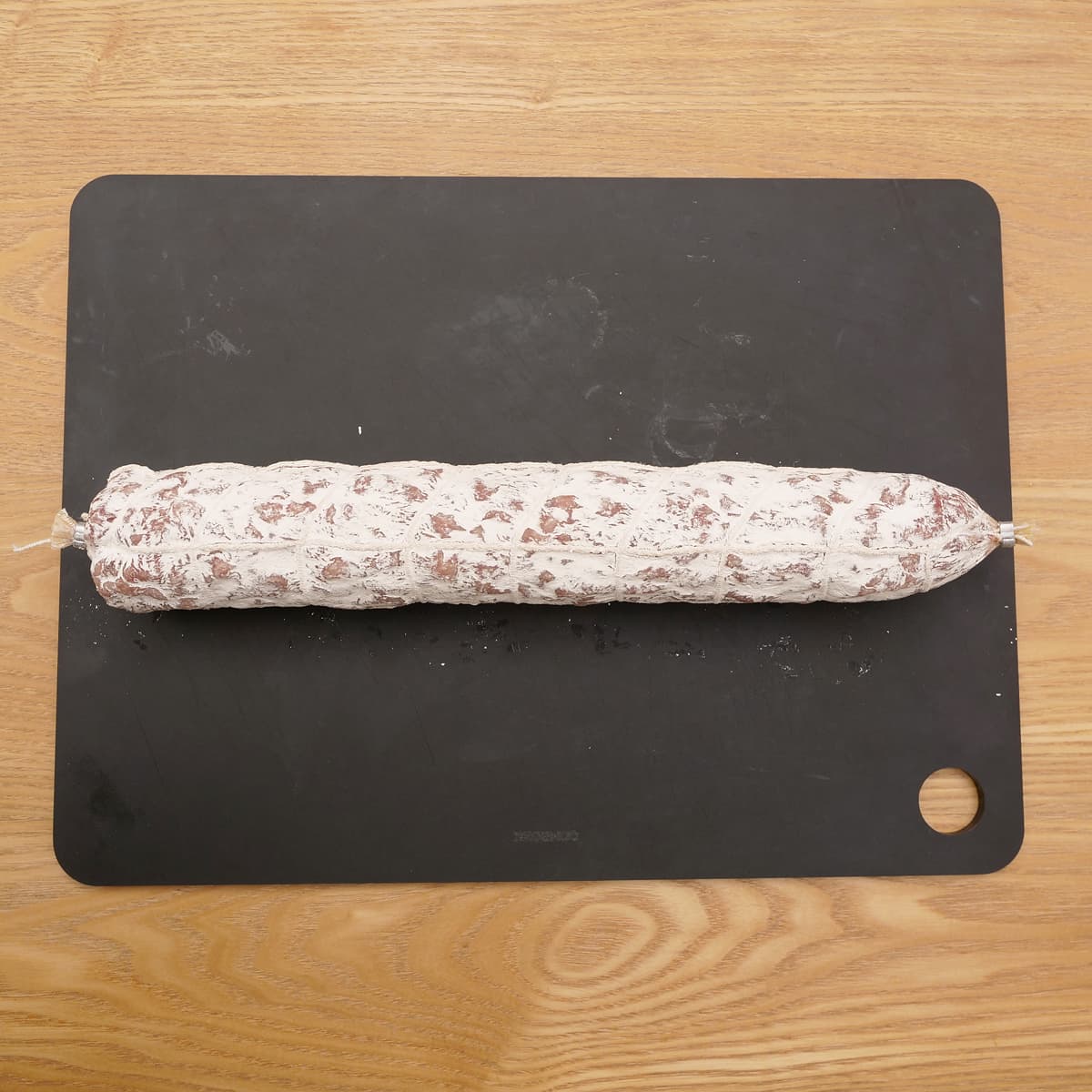 ロゼット　サラミ　600g　開封中身