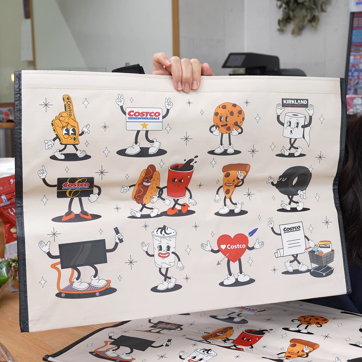 コストコショッピングバッグ2026　コストコモチーフのイラスト