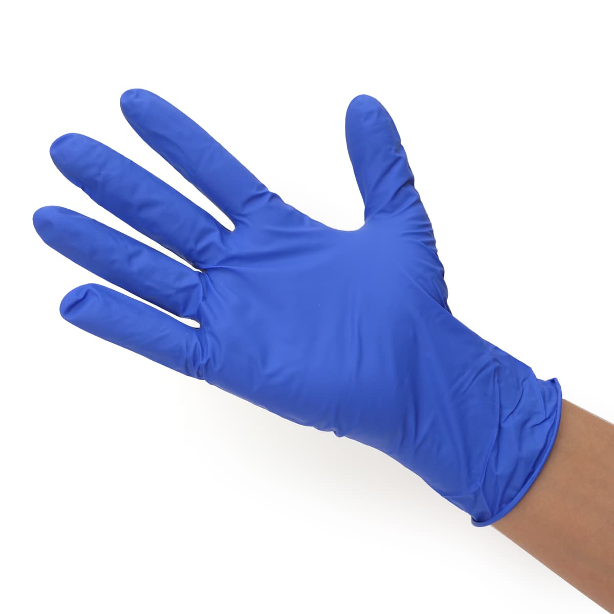 バルカン ニトリルグローブ 150枚 装着した様子