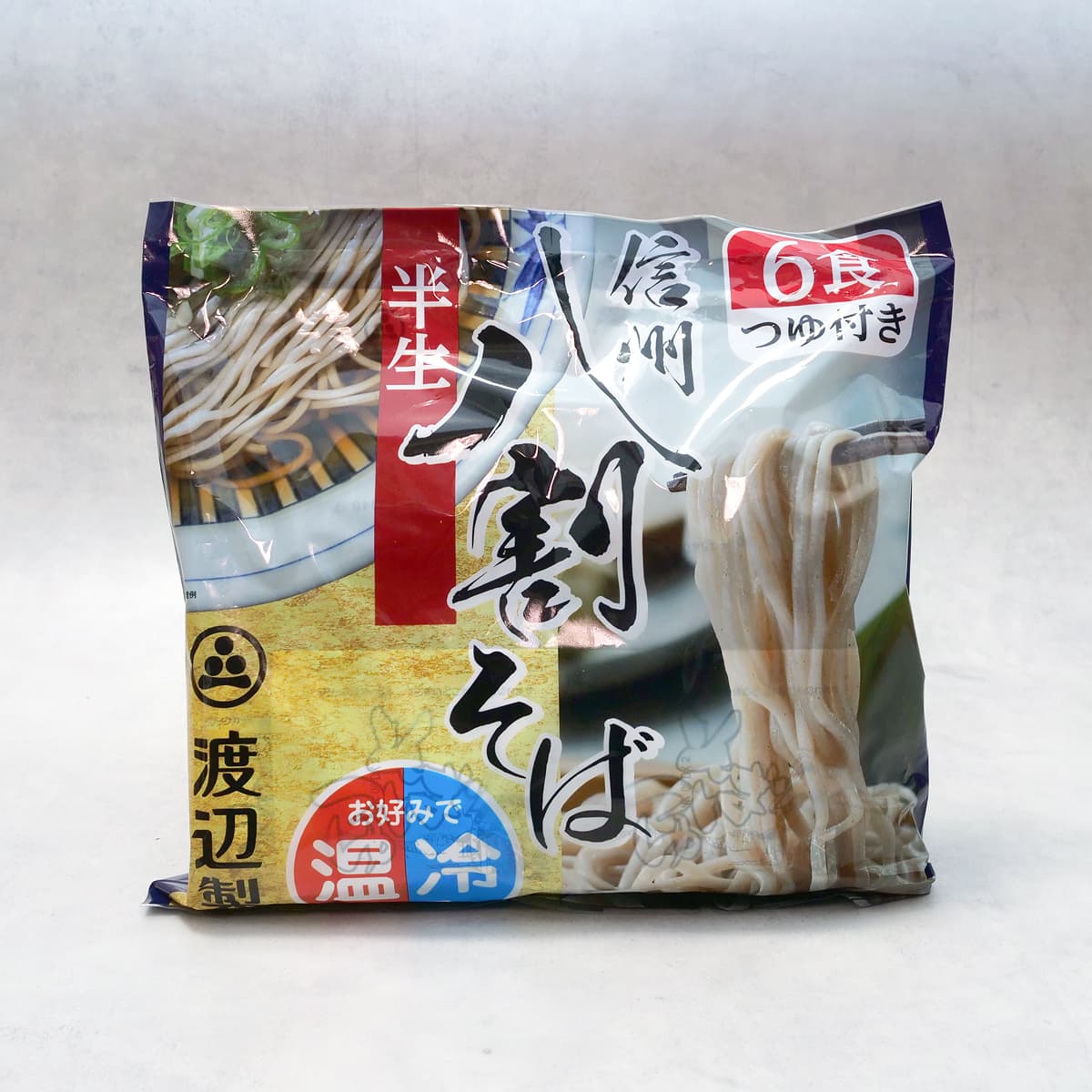 渡辺製麺　半生八割そば　6食