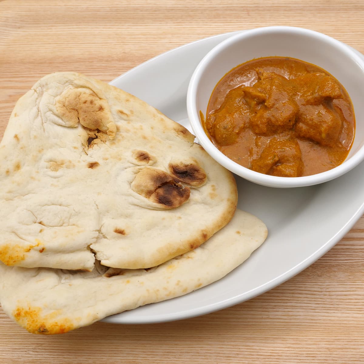 バターチキンカレー 盛り付け(半分)