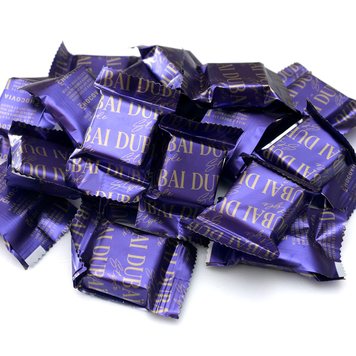 CHOCOVIA　ドバイピスタチオチョコレート　450g（コストコのドバイチョコ）　開封中身