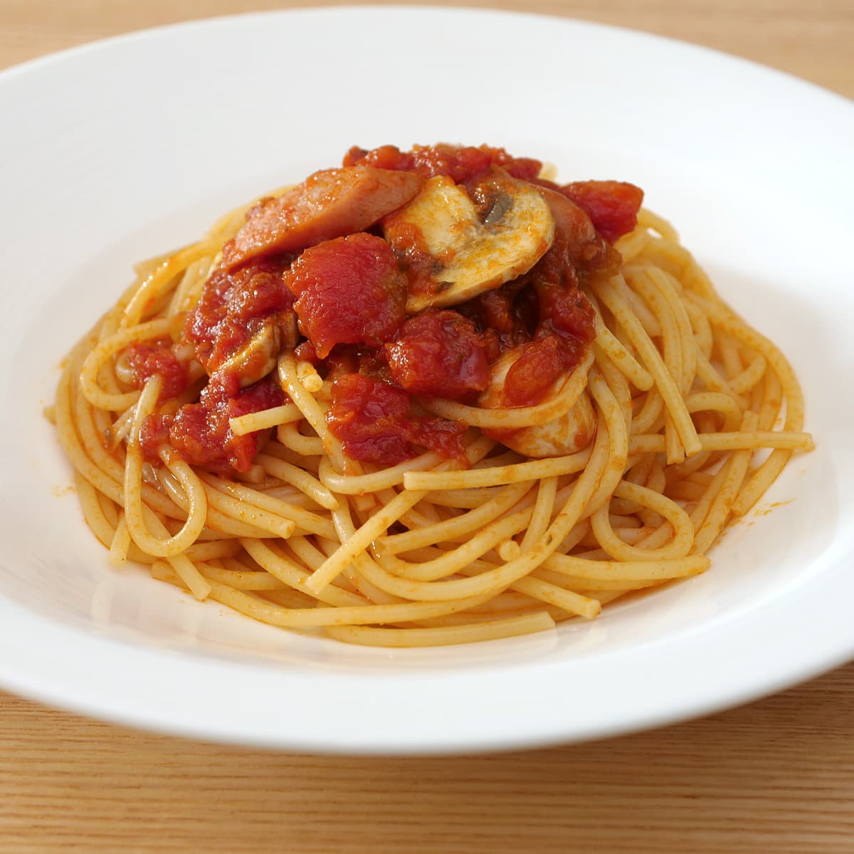 バジルマリナラソース 使用例:パスタ