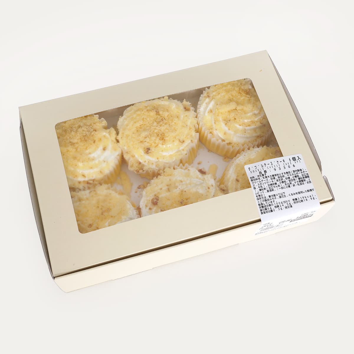 ダブルチーズケーキ　6個入