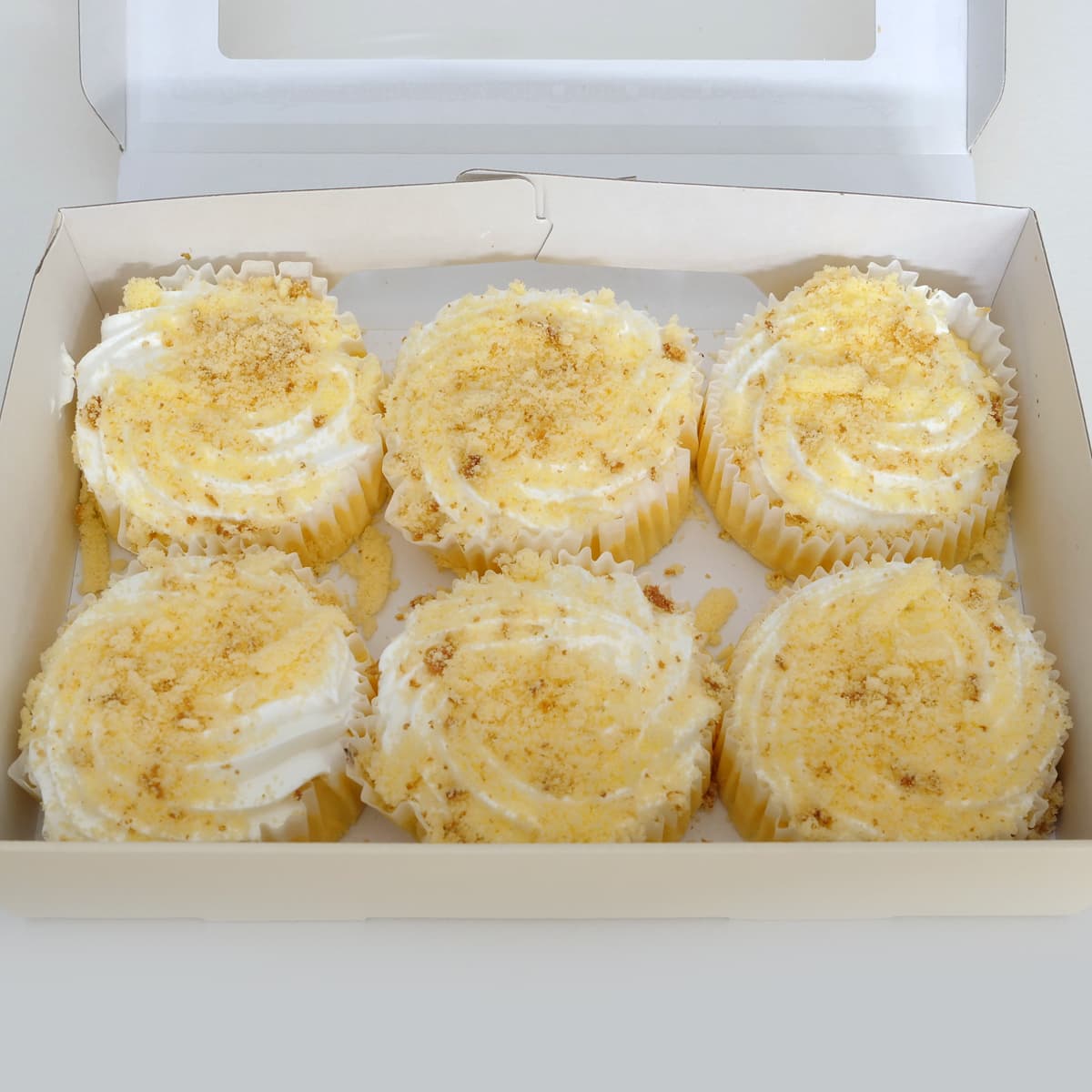 ダブルチーズケーキ　6個入　開封