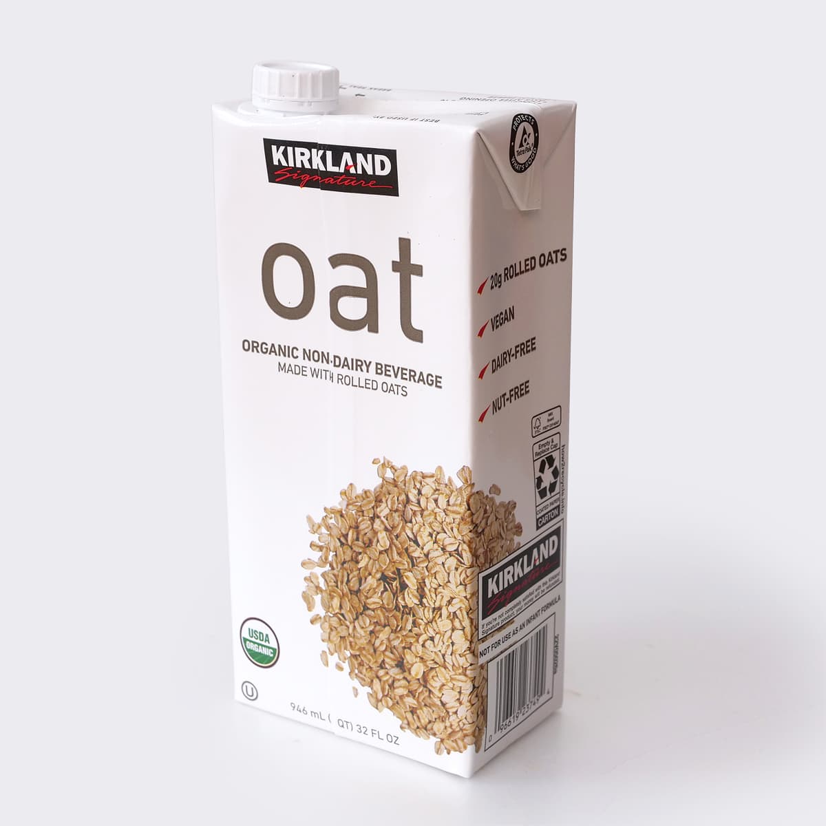 カークランドシグネチャー オーガニックオーツ飲料　946ml×6本（コストコのオーツミルク）　1本