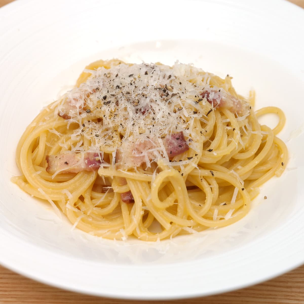 カークランドシグネチャー ペコリーノロマーノ 9か月熟成 カルボナーラ