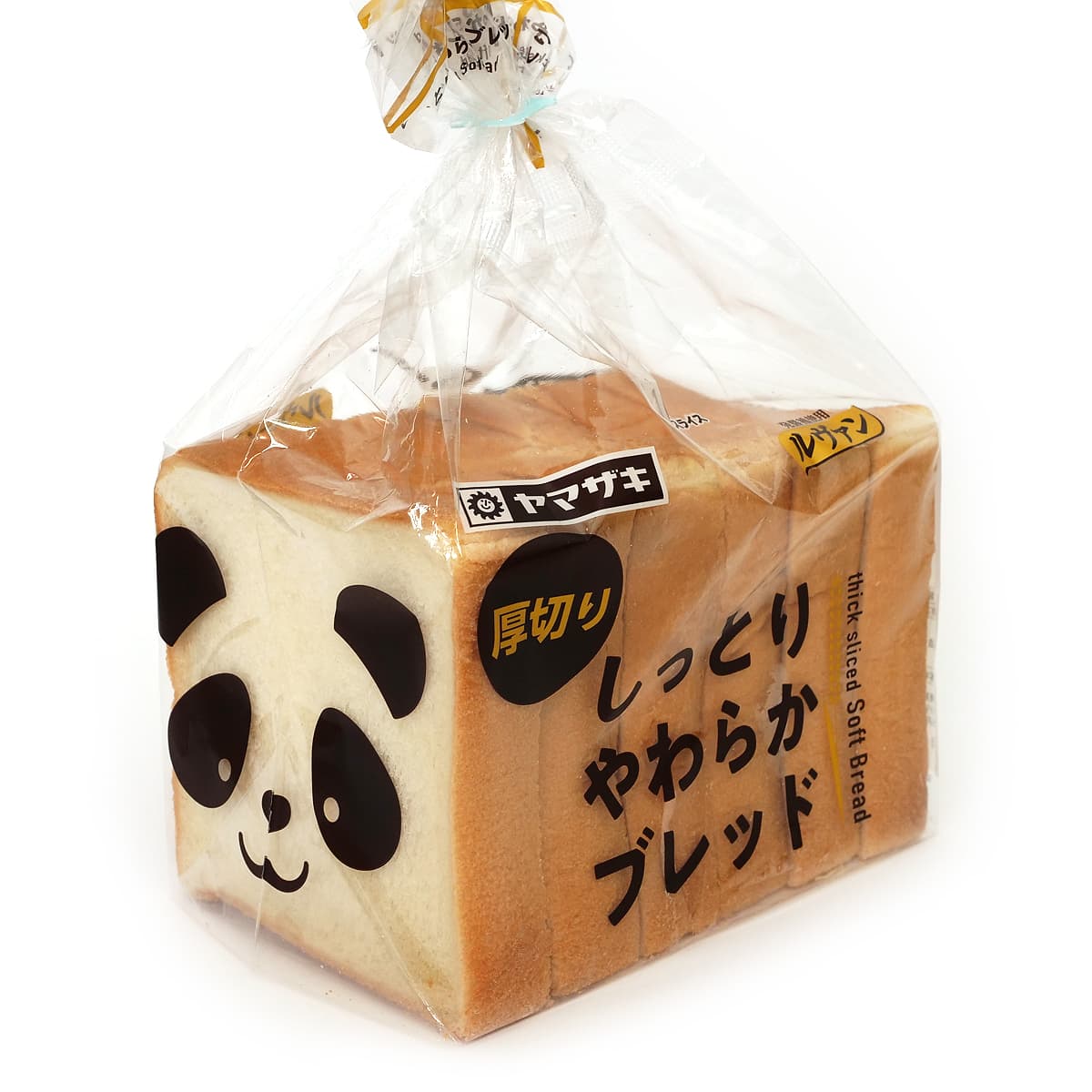 ヤマザキ　厚切りしっとりやわらかブレッド　6枚スライス　2P　パンダ