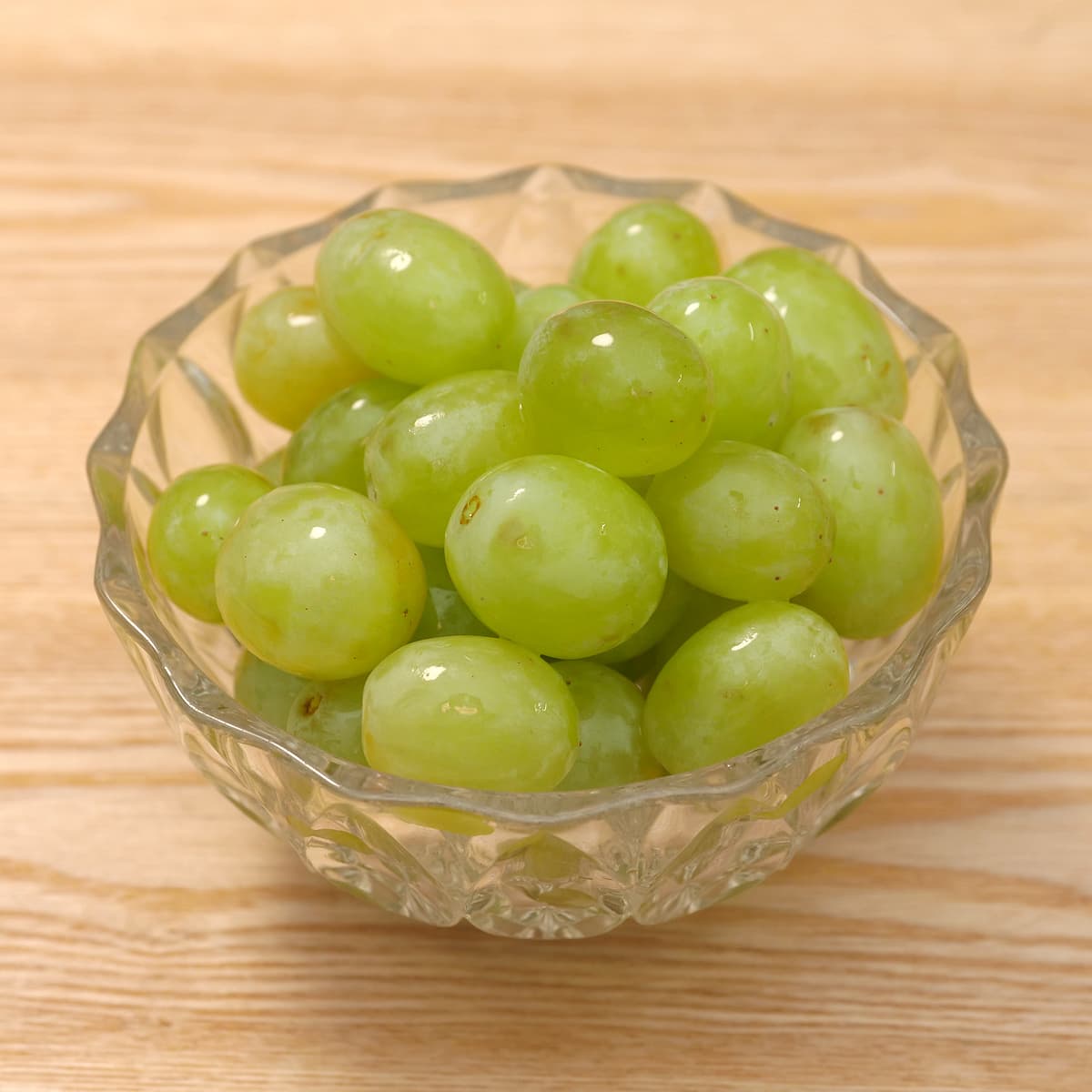 チリ産　コットンキャンディグレープ　1.36kg　器に盛り付け