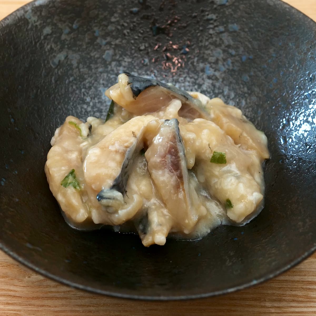 函館竹田　にしんねぎ味噌　450g　盛り付け