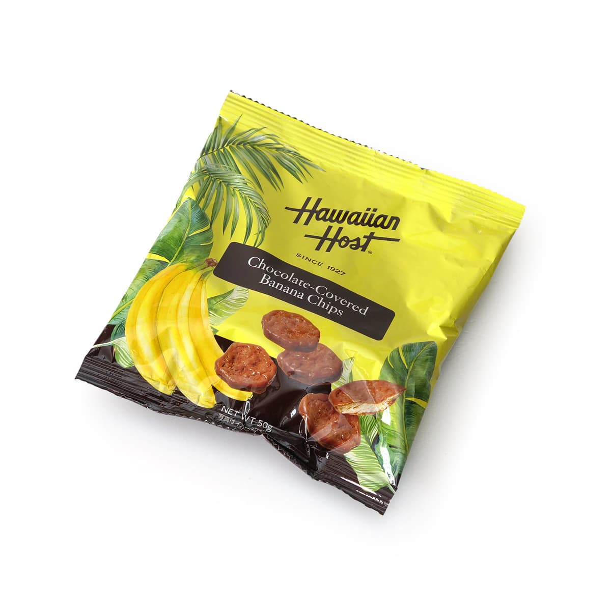 ハワイアンホースト　チョコバナナチップス　1袋（50g）