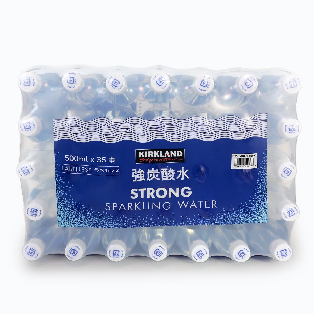 カークランドシグネチャー　ストロングスパークリングウォーター（強炭酸水）　500ml×35本