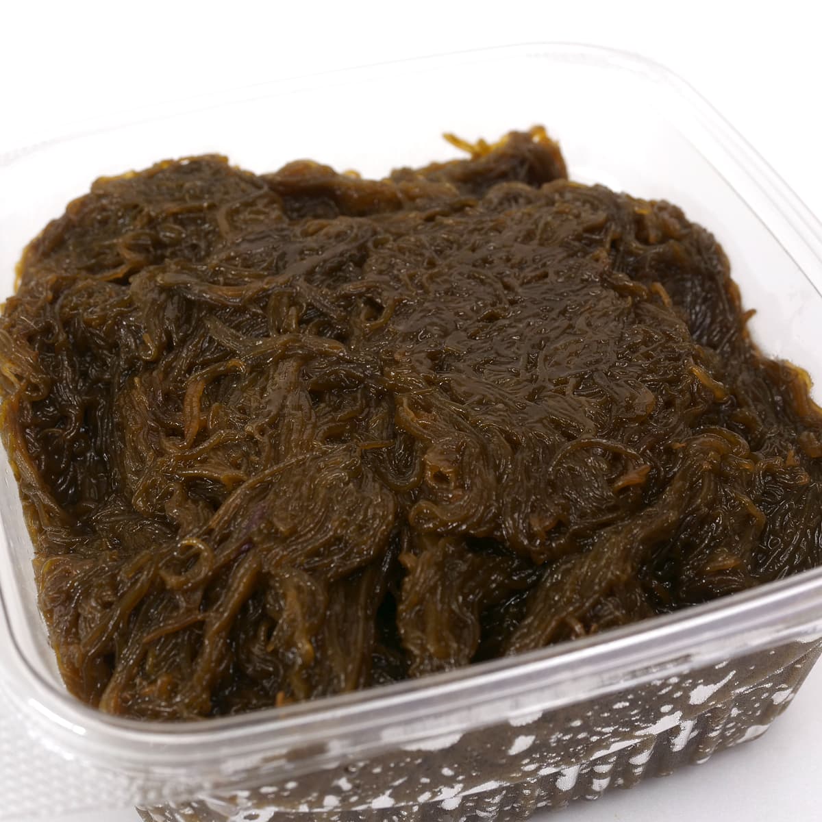 沖縄県産　生もずく　開封