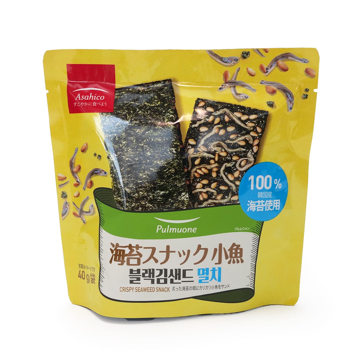 アサヒコ 海苔スナック小魚 40g×5 1袋
