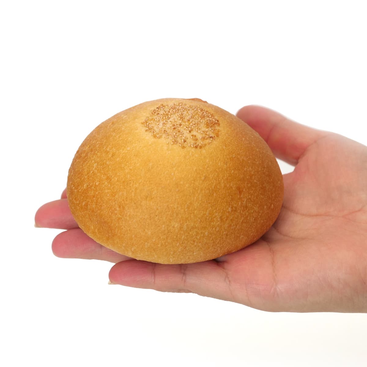 フランスあんぱん　1個　手に持った