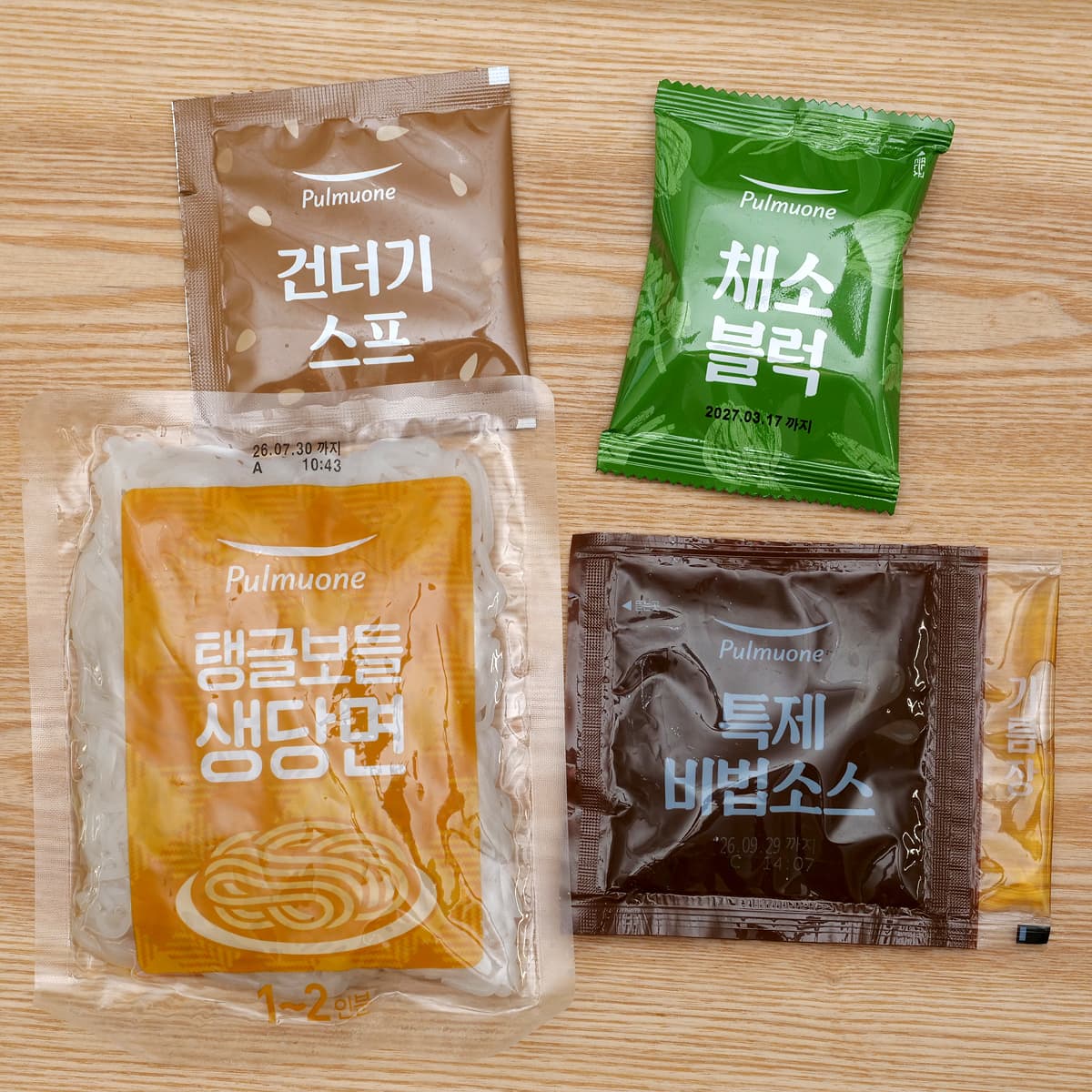 Pulmuone 韓国チャプチェ　6〜8人前　開封中身（1セット）