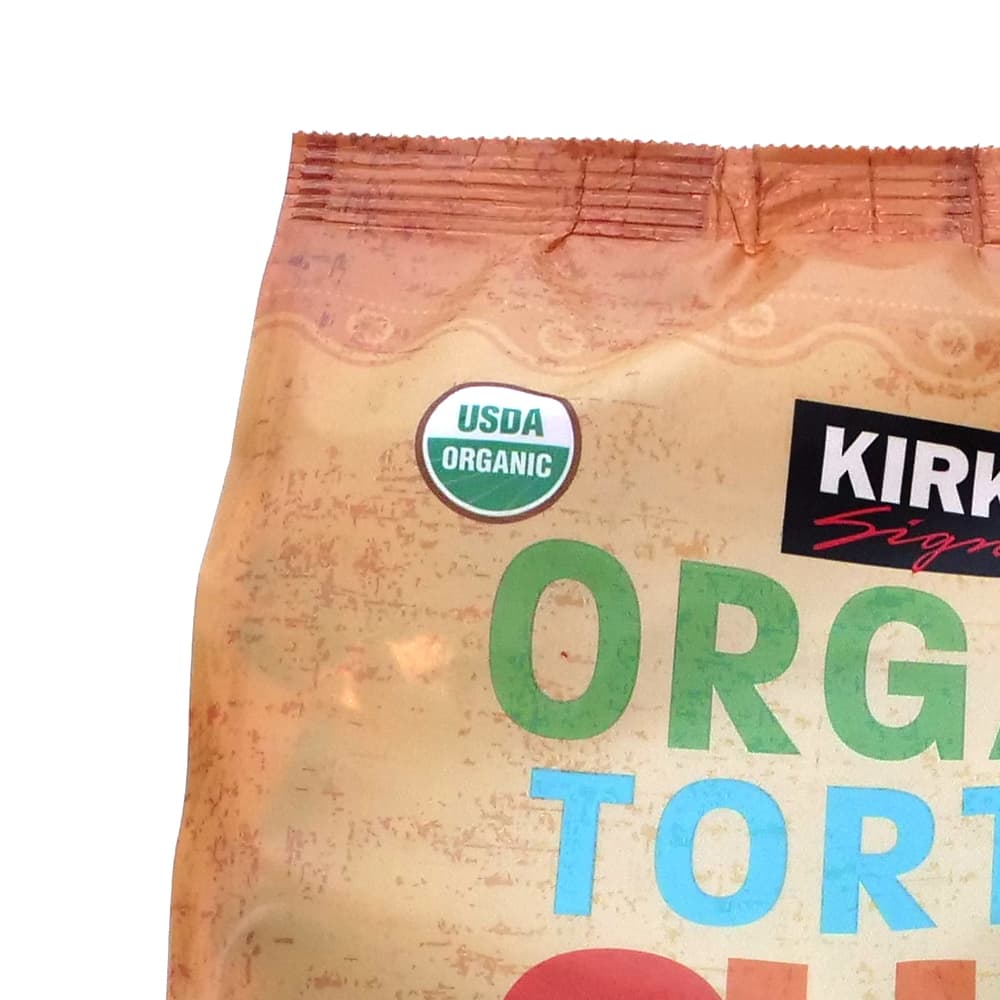 カークランドシグネチャー オーガニックトルティーヤチップス 1.13kg USDA認証マーク