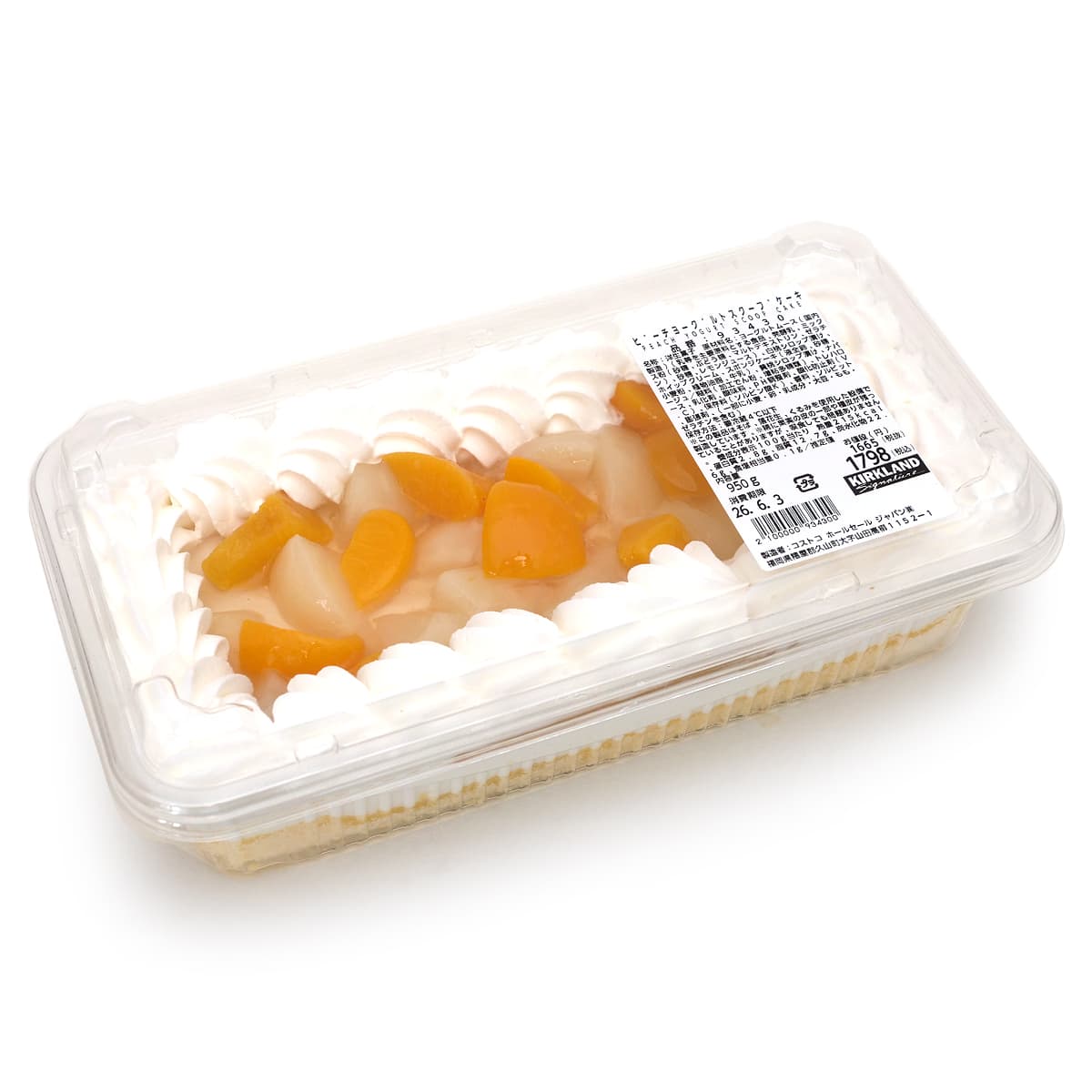 ピーチヨーグルトスクープケーキ