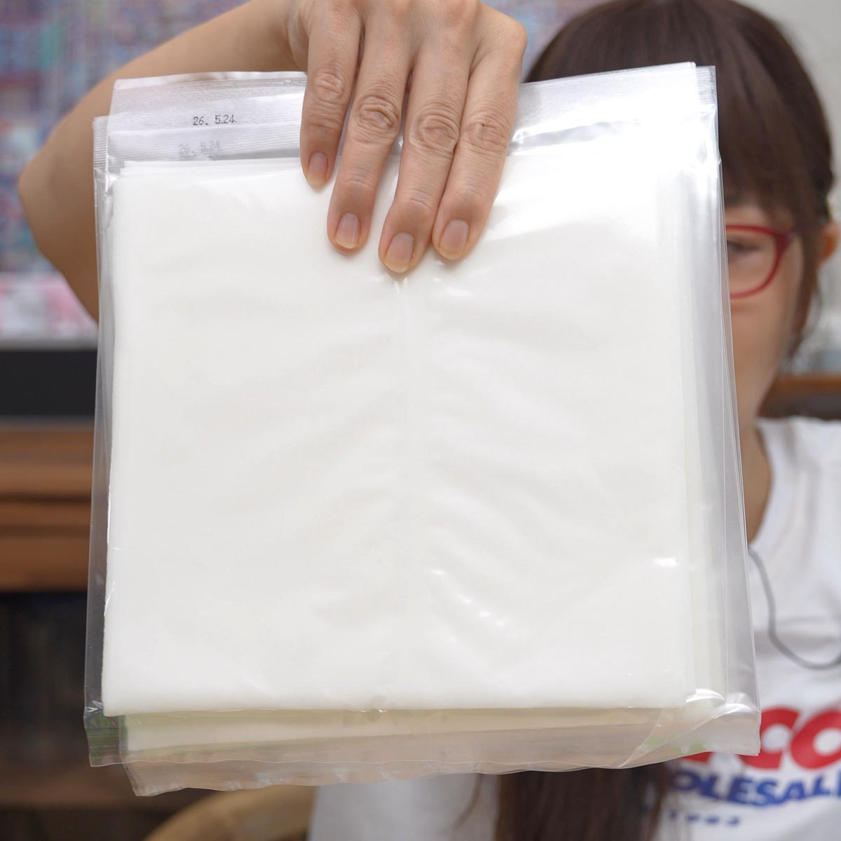お米で作ったシート（ライスラップシート）　6ピース×6P　開封中身